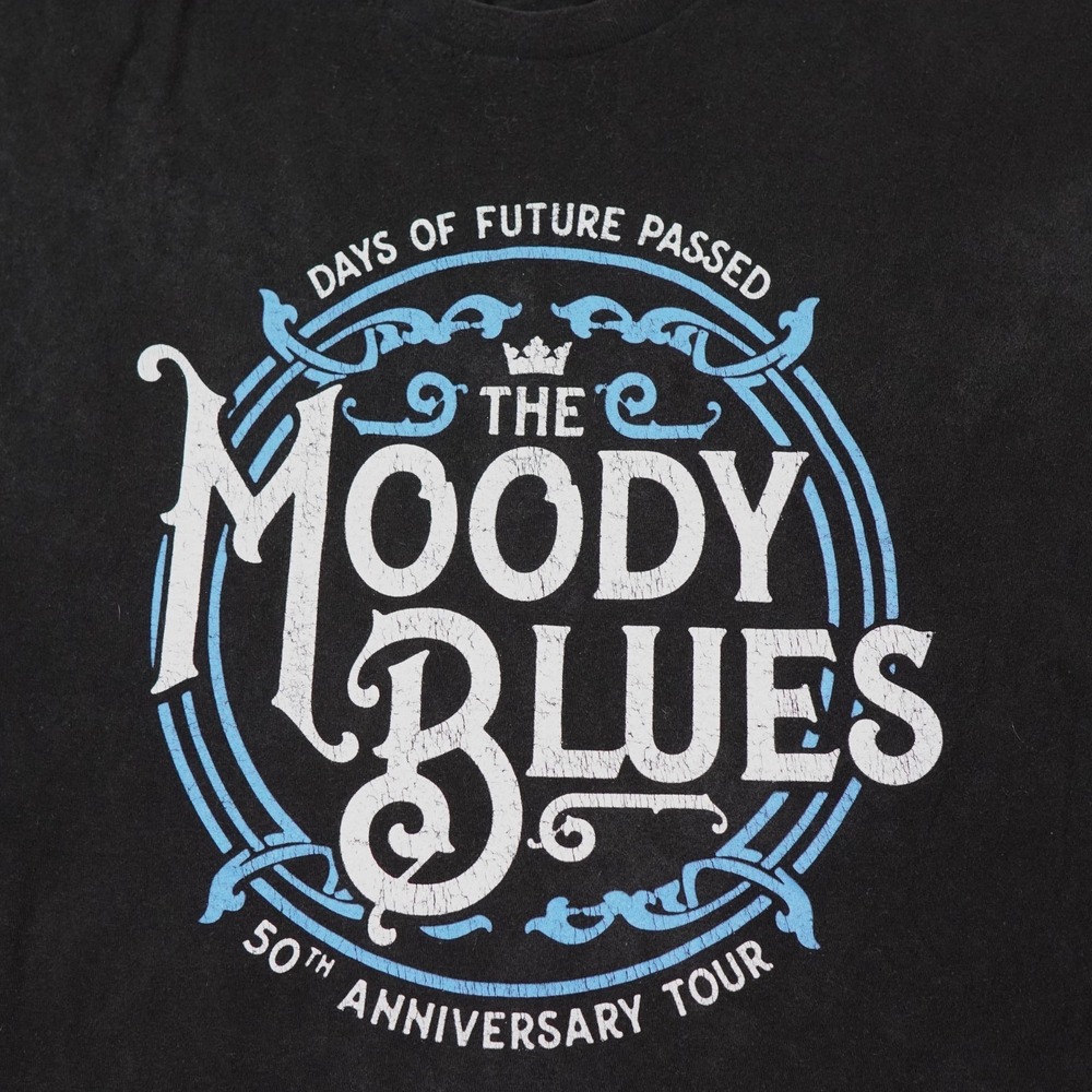 The Moody Blues Shirt Extra Large Black 50TH Anniversary Days Of Future Passed - Picture 3 of 6